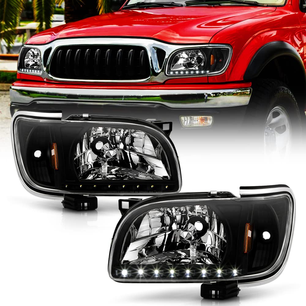 Amazon | ACANII - ブラック 2001-2004 トヨタ タコマ DRL LED ヘッド